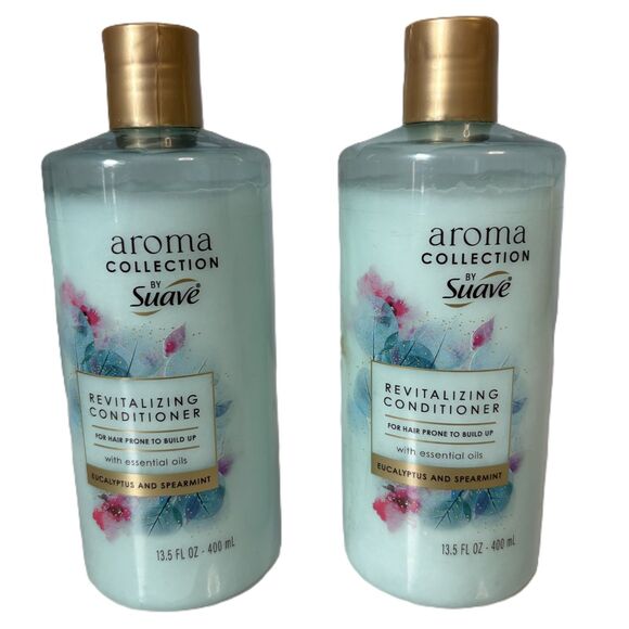 (2) Suave Aroma Collection Eucalyptus Spearmint Revitalizing Conditioner 13.5 oz - Picture 1 of 4
